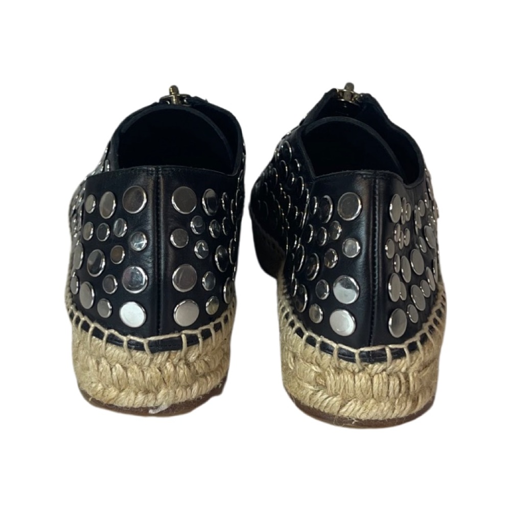 Alexander Wang Espadrilles Devon Studded Black Le… - image 8